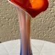 Opalescent calla lily vase vintage