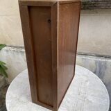 Suitcase / trunk with compartments in cherry wood