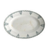 Dish Terre de Fer garland Louis XVI