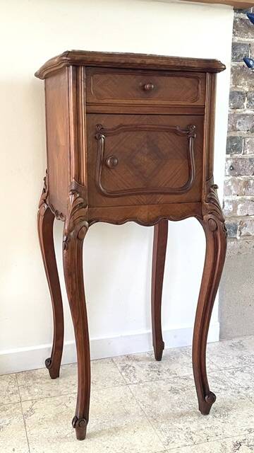 TABLE de Chevet Style Louis XV MARBRE