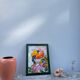 Peinture bouquet de fleurs tableau signé