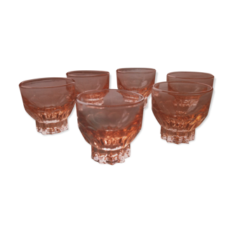 Set de 6 verres à liqueur anciens