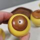 Small Swedish table set in ceramics and wood 1980s