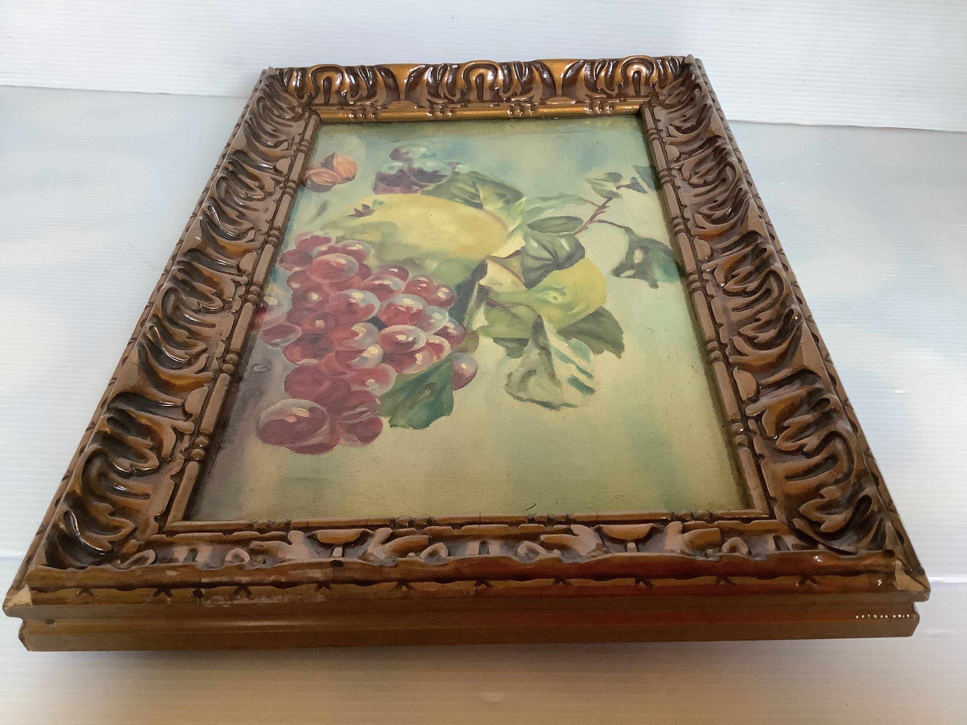 Tableau nature morte huile sur toile