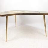 Mosaic coffee table by Berthold Müller, 1950s