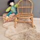 Children's armchair bamboo wicker