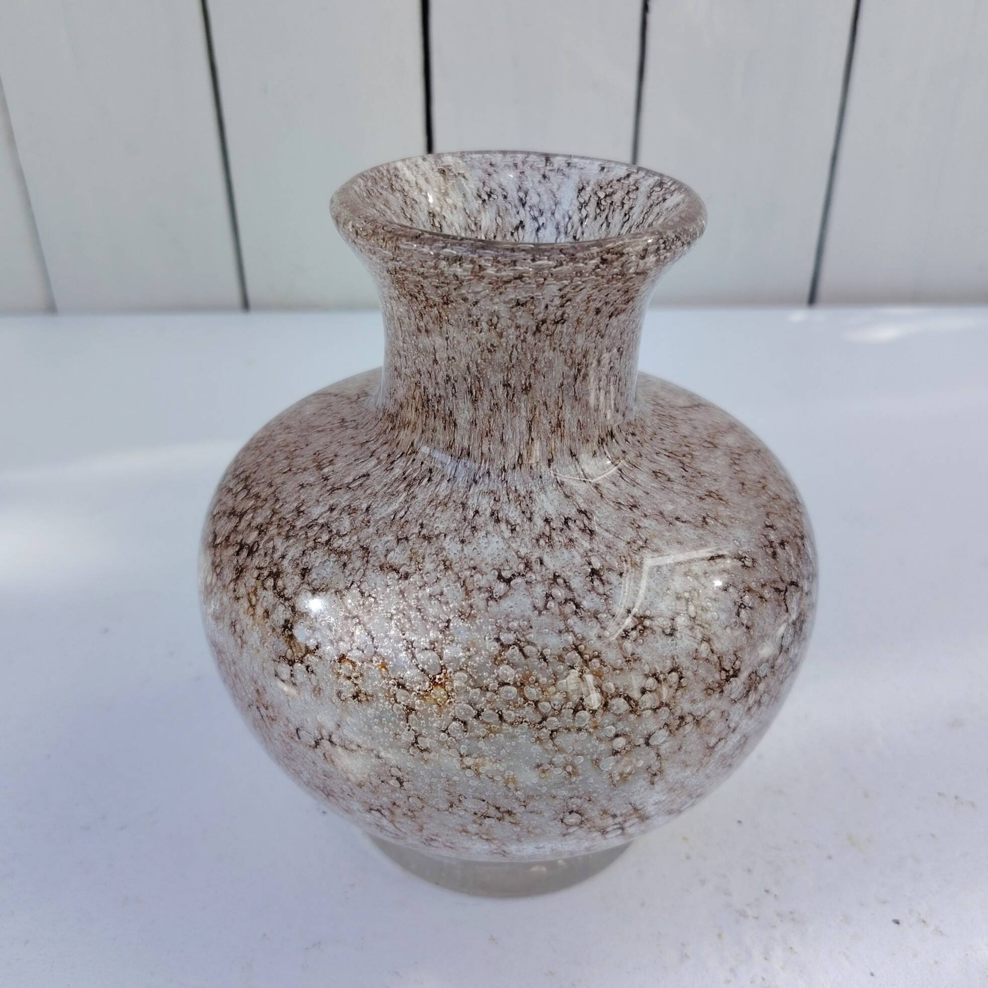 Baluster vase, Daum Nancy, Lorraine cross, vintage