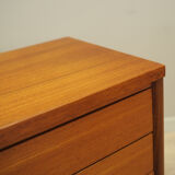 Teak chest of drawers, Danish design, 1970s, production: Denmark