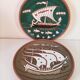 Duo plates Dakas Rhodes antique boats – handmade ceramics
