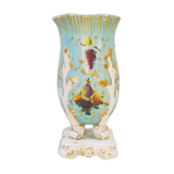 Porcelain vase of Paris gilding and fruit Napoleon III