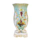 Vase porcelaine de Paris dorures et fruits  Napoléon III