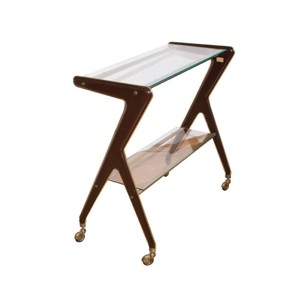 Rare 50’s serving bar cart edited by RAMA Torino, Italy, 1950s
