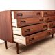 Large double chest of drawers, Danish in teak, 8 drawers, by Dyrlund 1960.