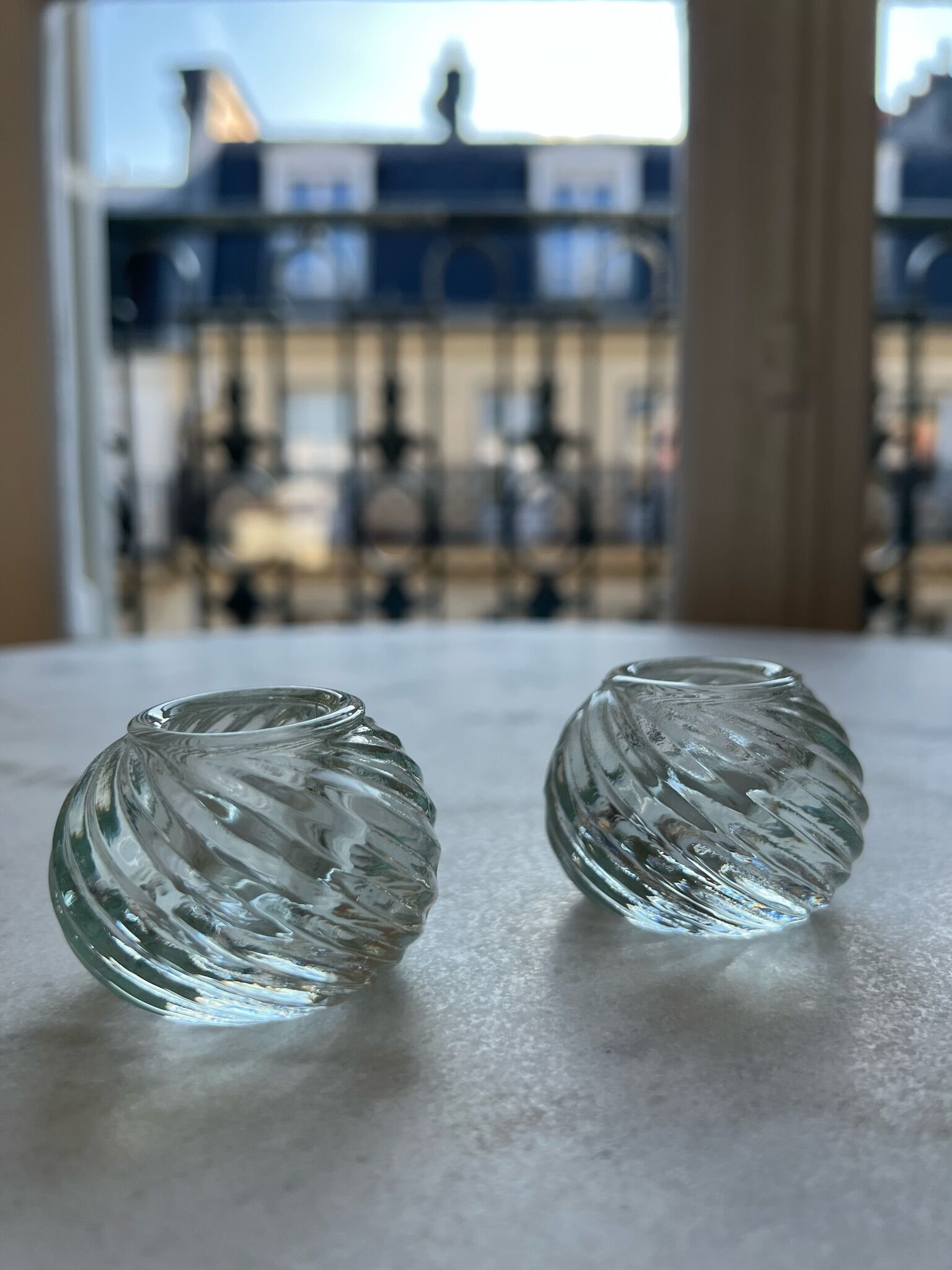 Lot de bougeoirs