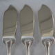 Fish service and its 6 silver-plated metal cutlery in the crossed ribbons model.