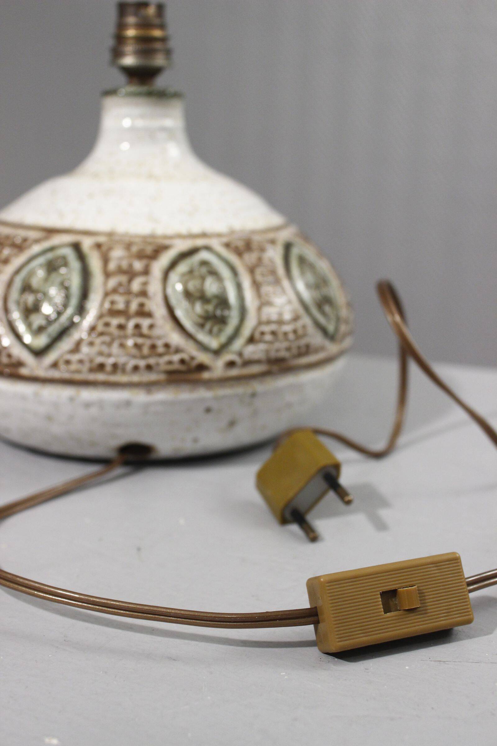 Marcel Giraud in Vallauris large stamped decorative lamp base 1960s