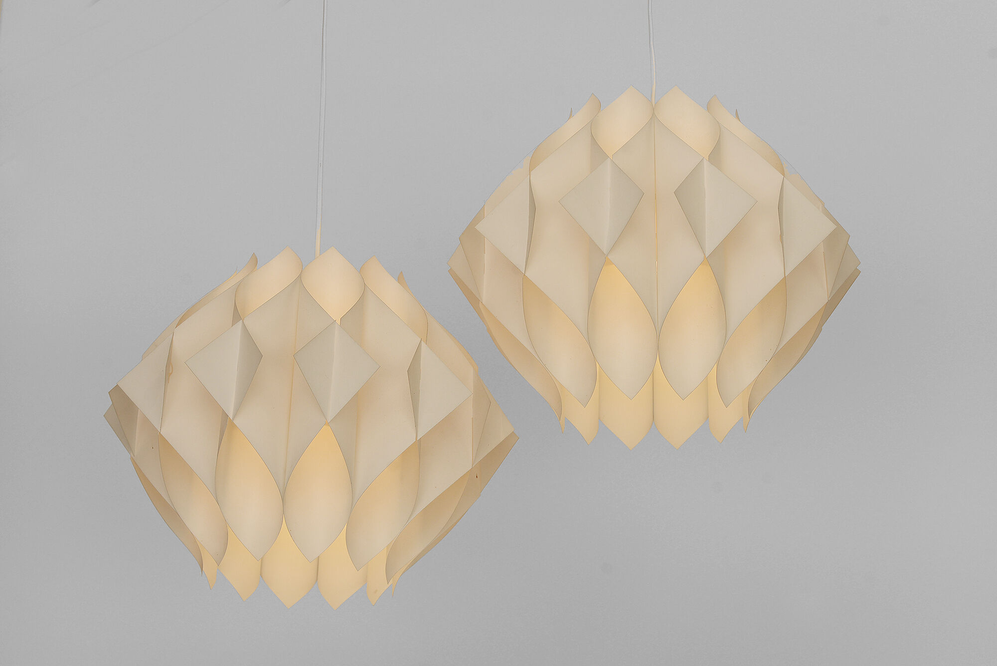 Hanging lamps "Butterfly" by Lars Shiøler for Hoyrup Ligh
