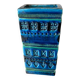 Rimini blue ceramic vase by Aldo Londi for Bitossi, Italy, 1960s
