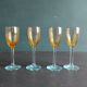 Ensemble de 4 verres à liqueur vintage français