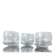 Set of 6 vintage "wobble" glasses (boat special)