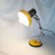 Lampe articulée en acier laqué, Aluminor, France, 1980