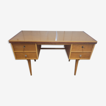 Bureau scandinave pieds compas