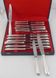 Alfénide Christofle Louvois Shell, 24 knives: 12 dinner knives + 12 cheese knives.