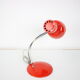 Lampe de table rouge Napako, années 1970