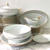 Plate service for 8 in Sologne porcelain