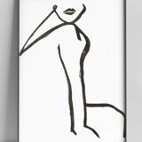 Waiting woman - 30x42cm