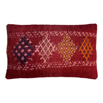 Vintage turkish kilim cushion cover