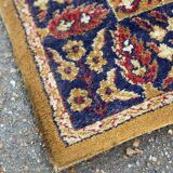 Burgundy floral wool oriental rug 200x300