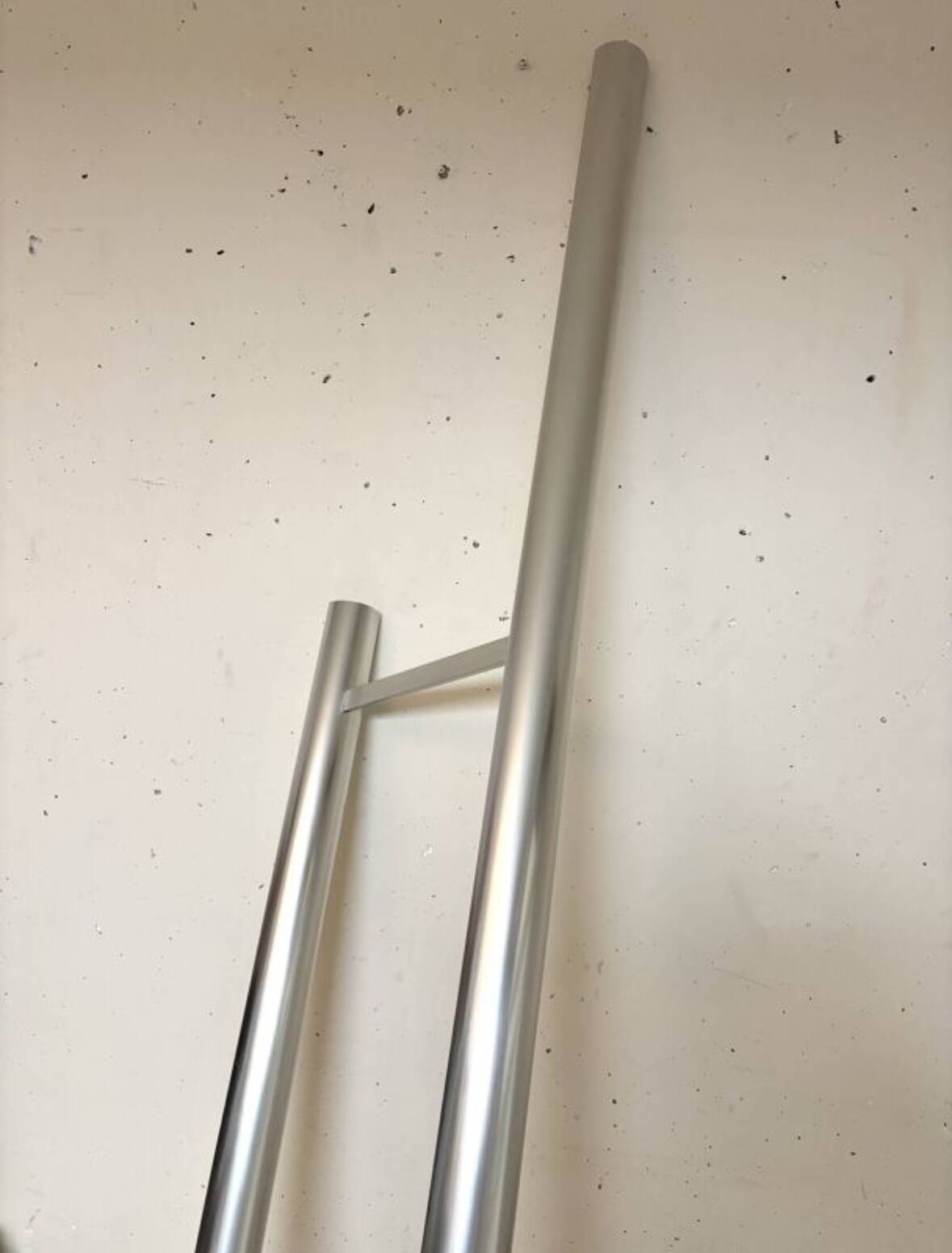 Large aluminum pendant light 1970