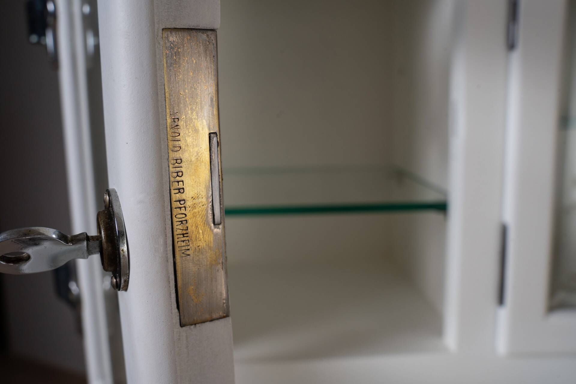 German Dental Instrument Cabinet by Arnold Biber, Pforzheim, Circa 1920