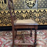4 Louis XIII style caned chairs