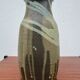 Stoneware vase with drips in the style of Jean Pointu