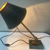 Articulated brass lamp