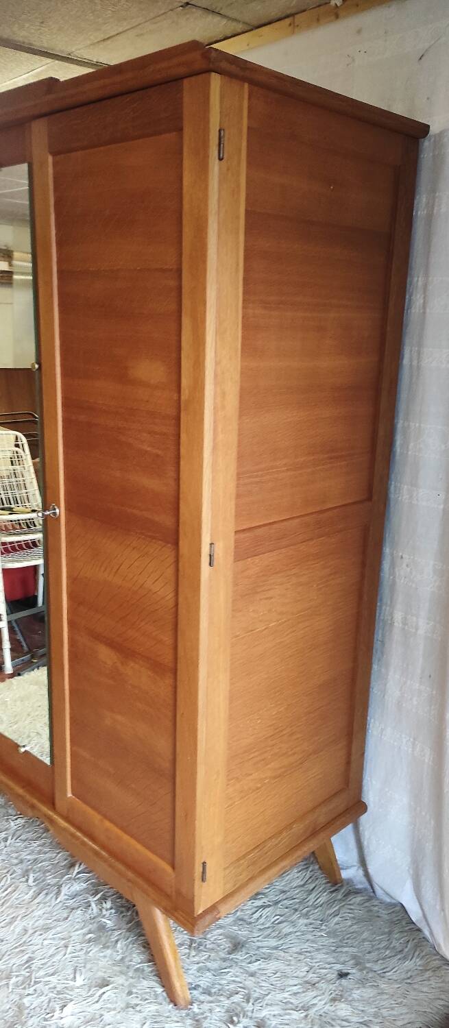 Armoire vintage pieds compas - années 50/60