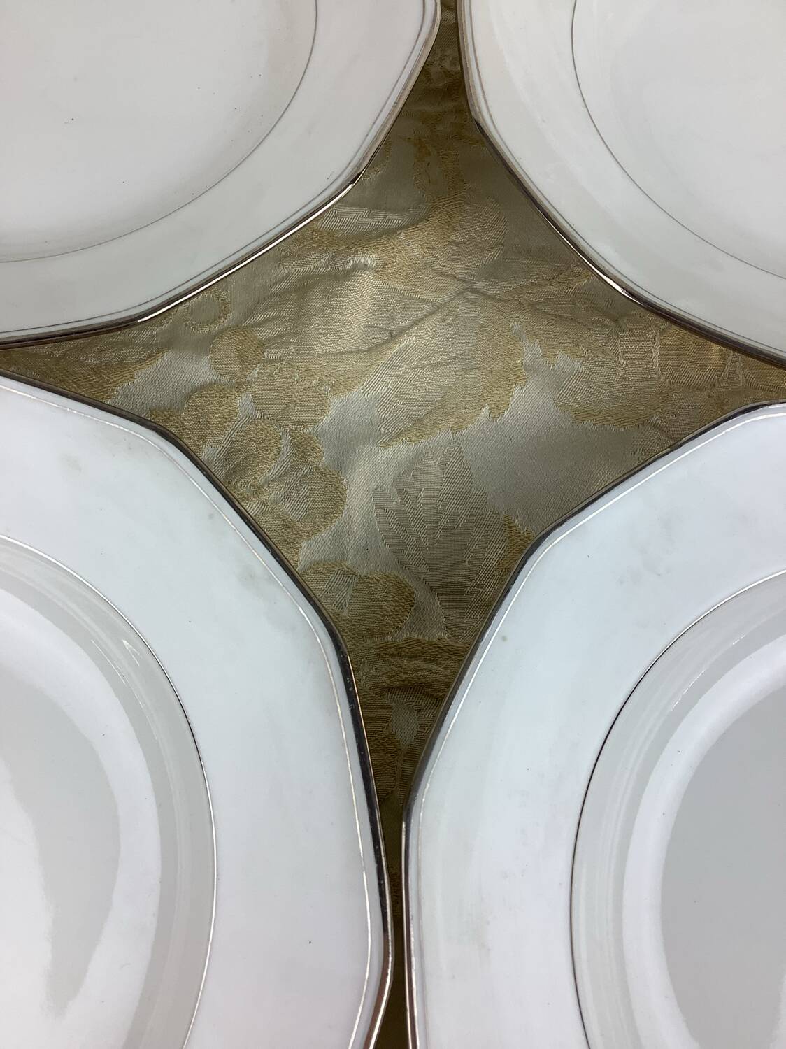 6 Deep Plates Porcelain Limoges France