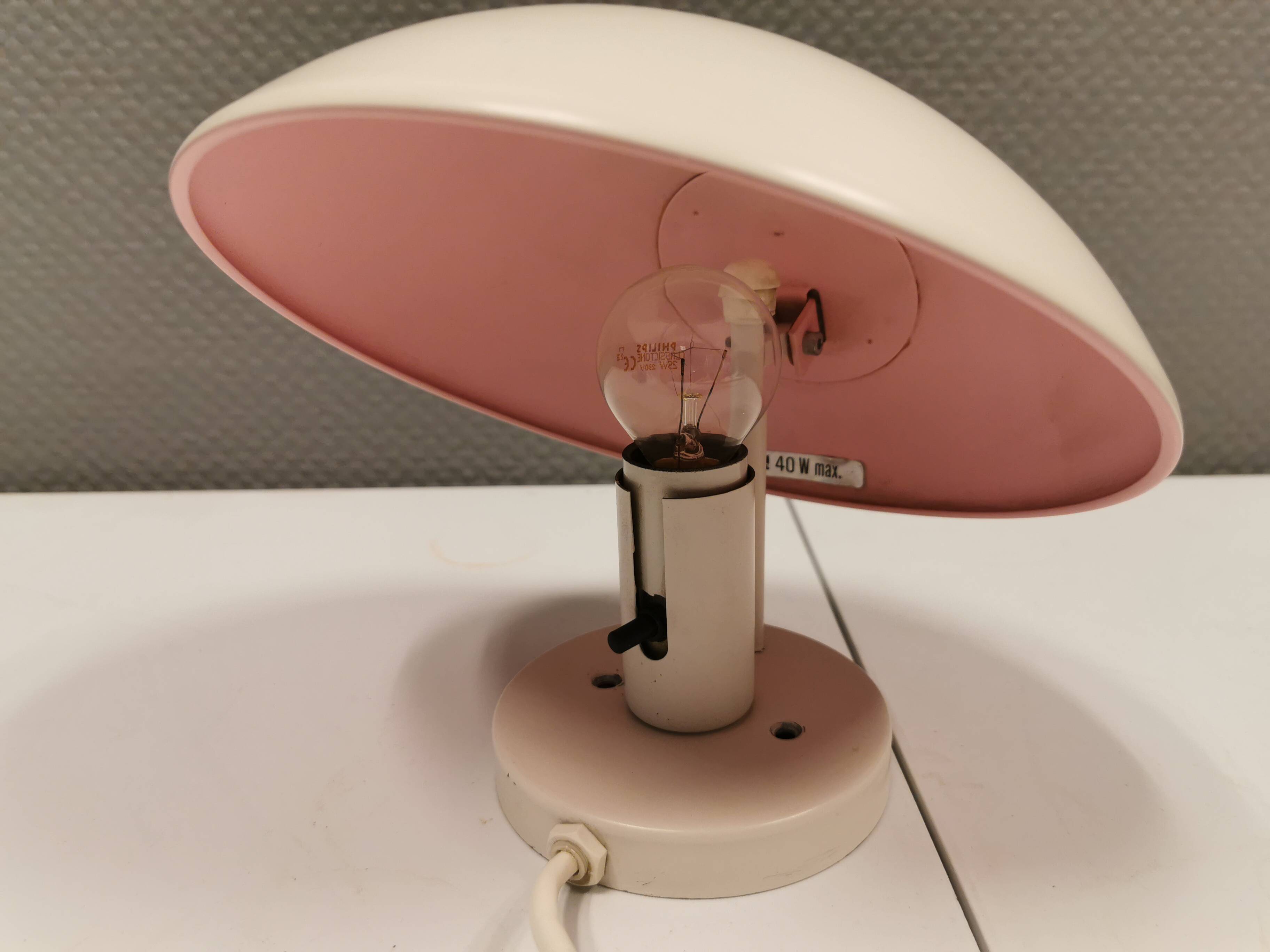 PH Wall lamp / Bedside lamp designed in 1961, model PH-HAT