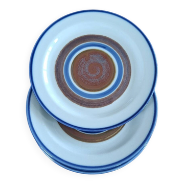 Set of six dessert plates Arabia Finland Peter Winquist