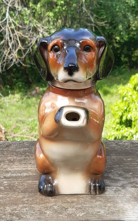 Dog pitcher zoomorphic teapot Cortendorf