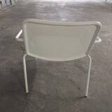 Vintage garden metal armchair