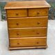Commode anglaise en bois massif pin 5 tiroirs