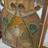Art Nouveau stained glass window