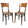 Pair of Thonet Art Nouveau bentwood chairs, Czechoslovakia, 1920s