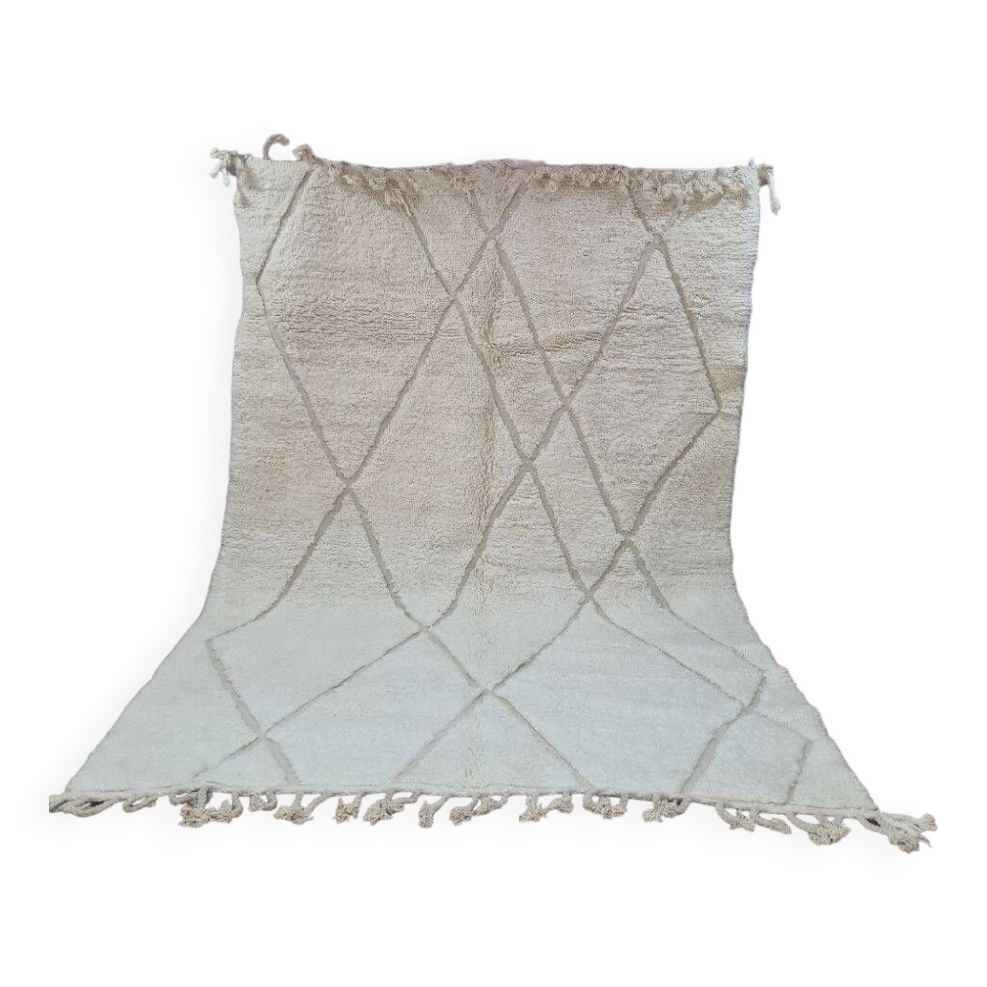 Handmade wool Berber rug 300X200 cm