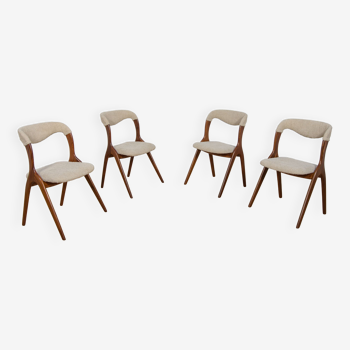 Model Sonja Dining Chairs by Johannes Andersen for Vamo Sonderborg, 1960s, Set of 4