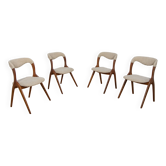 Chaise modèle Sonja  par Johannes Andersen pour Vamo Sonderborg, 1960s, Set de 4