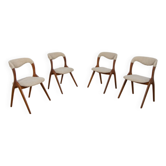 Model Sonja Dining Chairs by Johannes Andersen for Vamo Sonderborg, 1960s, Set of 4